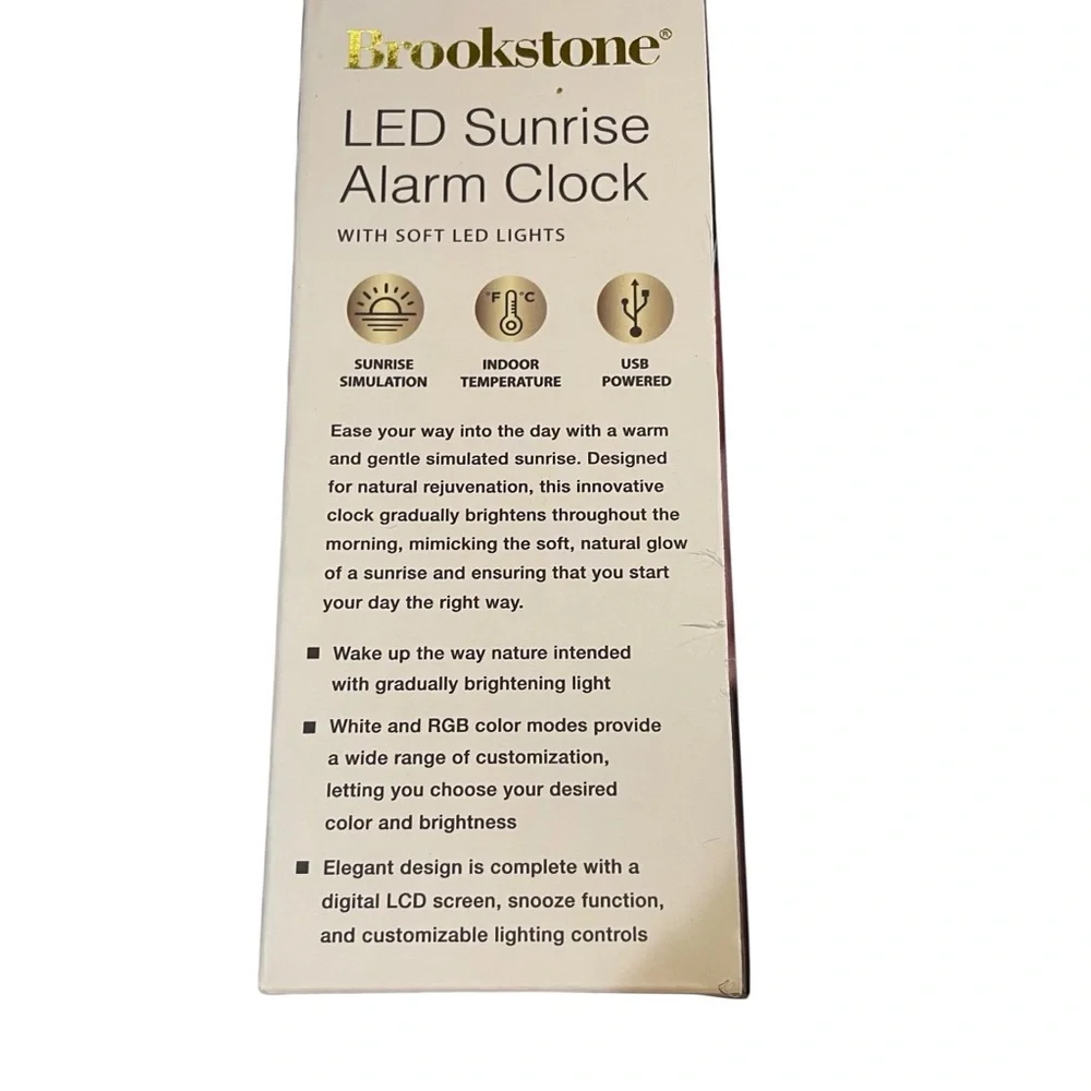 Brookstone led sunrise